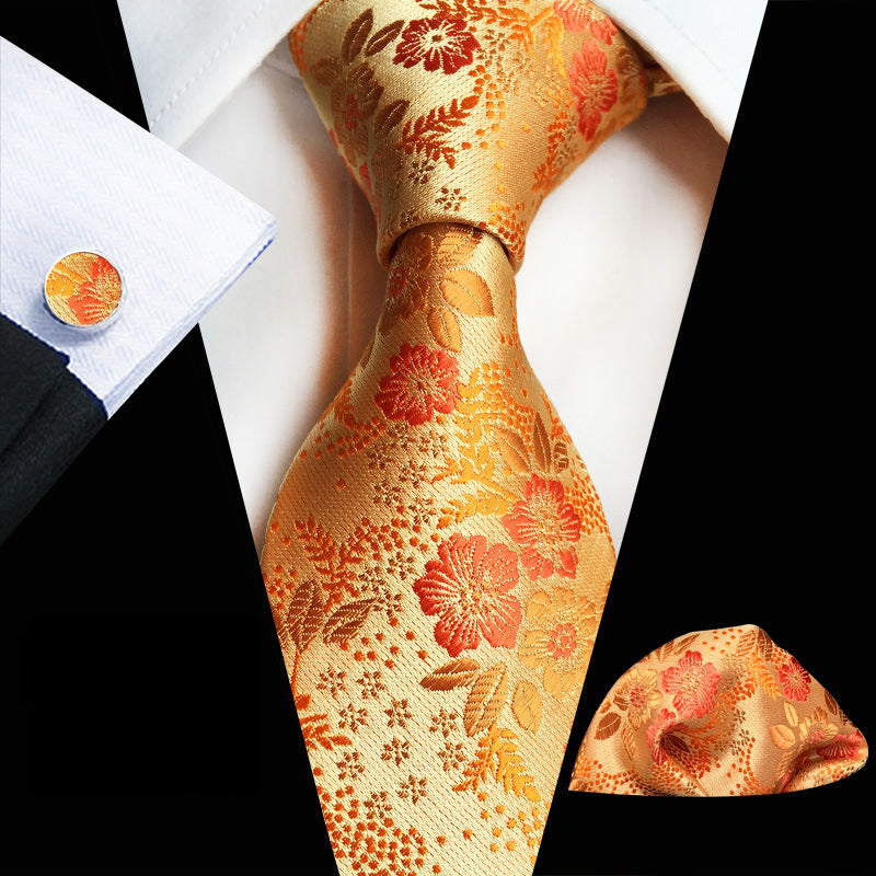 Men's Plum Paisley Three Piece Suit Set