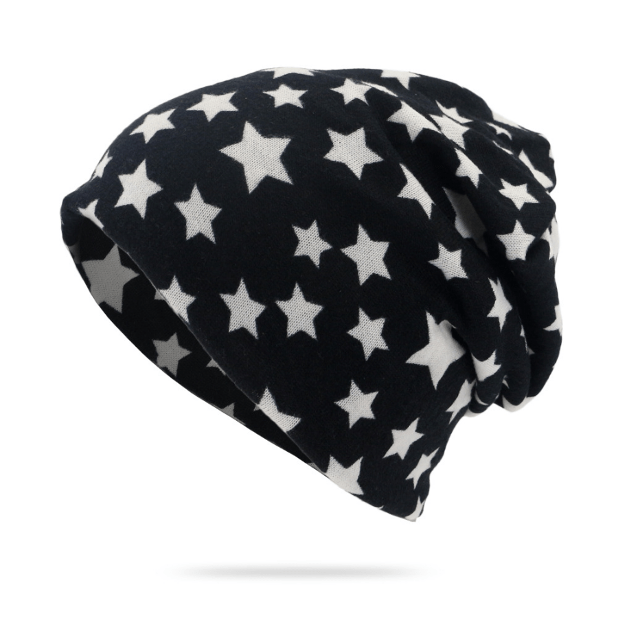 Womens Baggy Slouchy Beanie & Infinity Scarf Set Men Unisex Cap Headwear