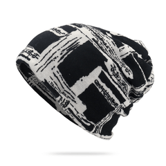 Womens Baggy Slouchy Beanie & Infinity Scarf Set Men Unisex Cap Headwear