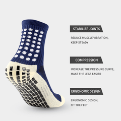 Anti Slip Breathable Cotton Football Socks For Exercise