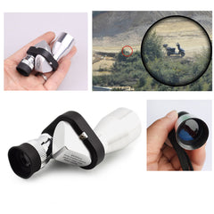 Portable Monocular Telescope for Outdoor Sports, Bird Watching