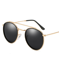 Polarized Men's Outdoor Sunglasses Metal Frame with Case