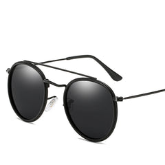 Polarized Men's Outdoor Sunglasses Metal Frame with Case