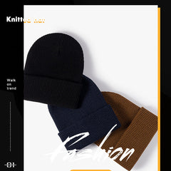 Warm Thick Knitted Hat for Outdoor Skiing