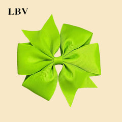 Girls Hair Clip Ribbon Bow Hairpin Side Clip Headwear Hair Accessories
