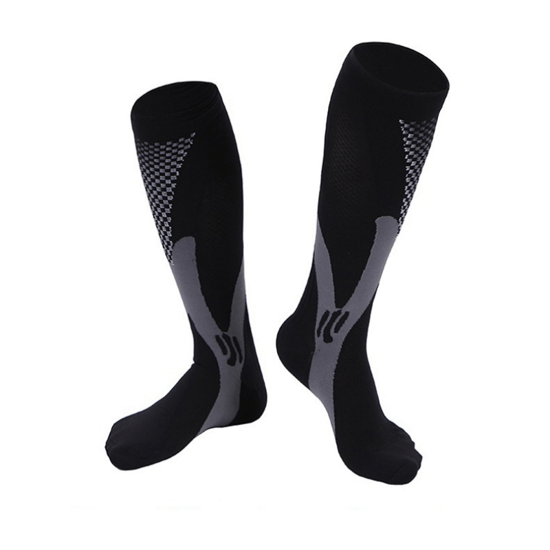 Men's 20-30 mmHg Compression Socks for Running - Knee High Socks