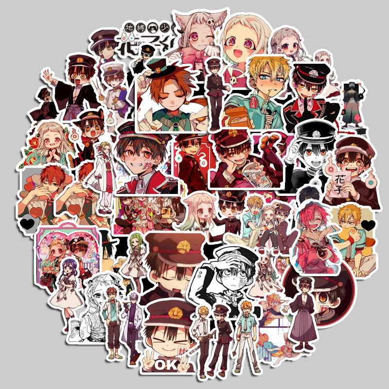 50pcs Pet Earthbound Youth Graffiti Stickers DIY Stationery Computer Stickers