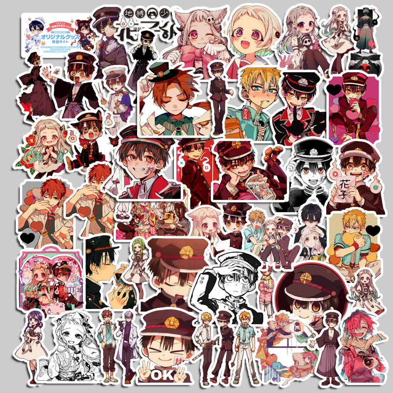 50pcs Pet Earthbound Youth Graffiti Stickers DIY Stationery Computer Stickers