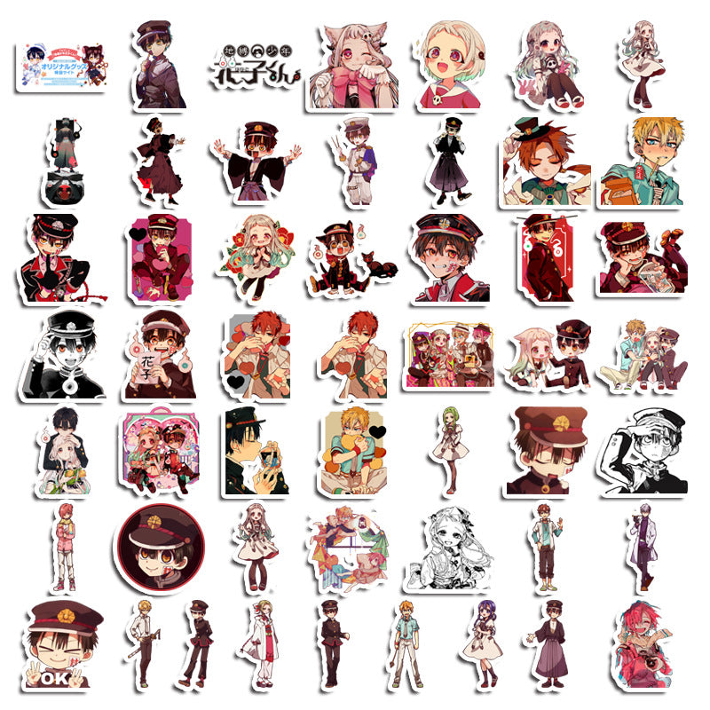 50pcs Pet Earthbound Youth Graffiti Stickers DIY Stationery Computer Stickers