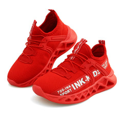 Kids Soft-soled Sneakers Lightweight Breathable Running Shoes