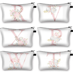 Portable Pattern Cosmetic Bag Travel Makeup Storage Bag With Zipper