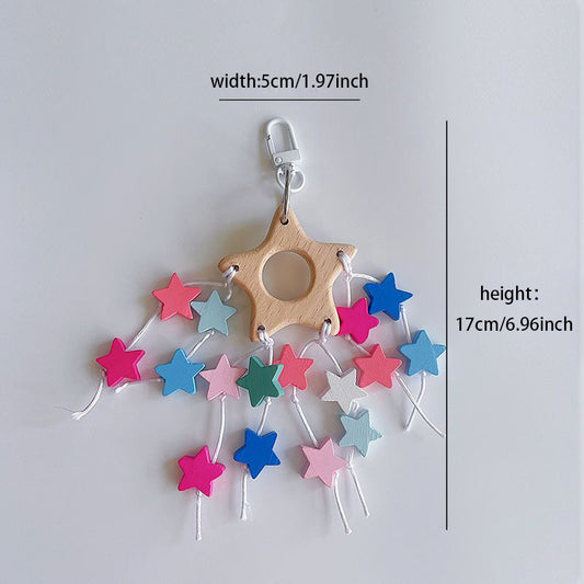 Parrot Wood Toy Bird Swing Chew Toy Bird Stand Playground Pet Supplies