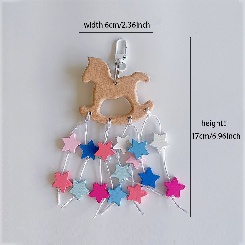 Parrot Wood Toy Bird Swing Chew Toy Bird Stand Playground Pet Supplies