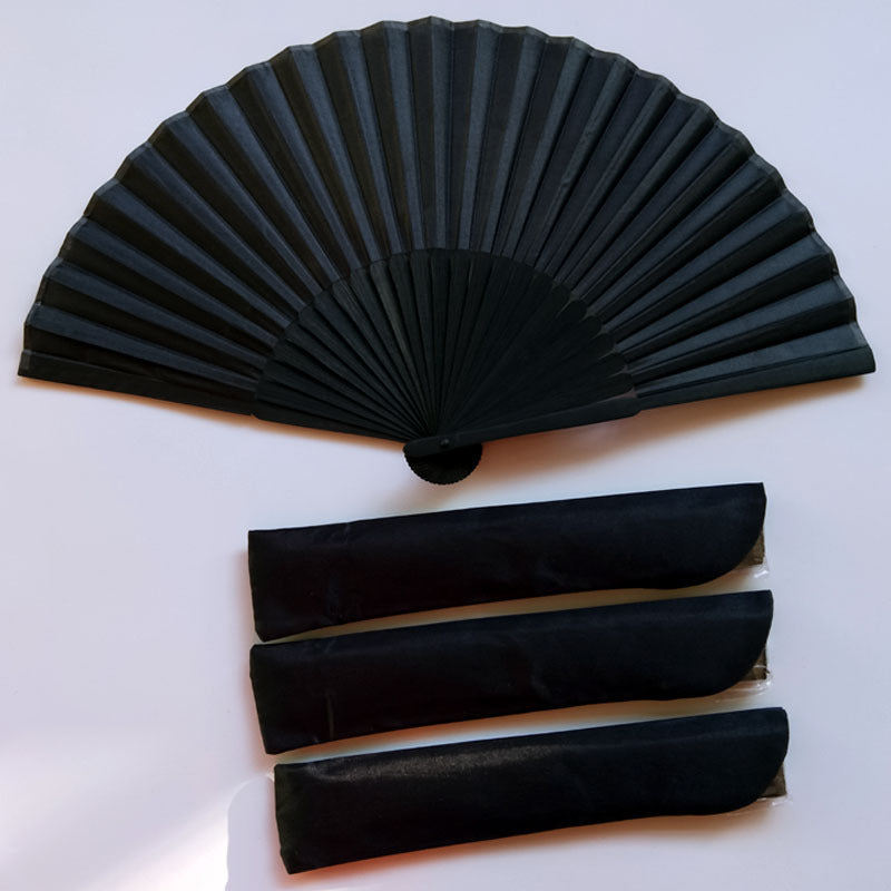 Vintage Hand Fan Folding Fan Wedding Party Chinese Hanfu Fan