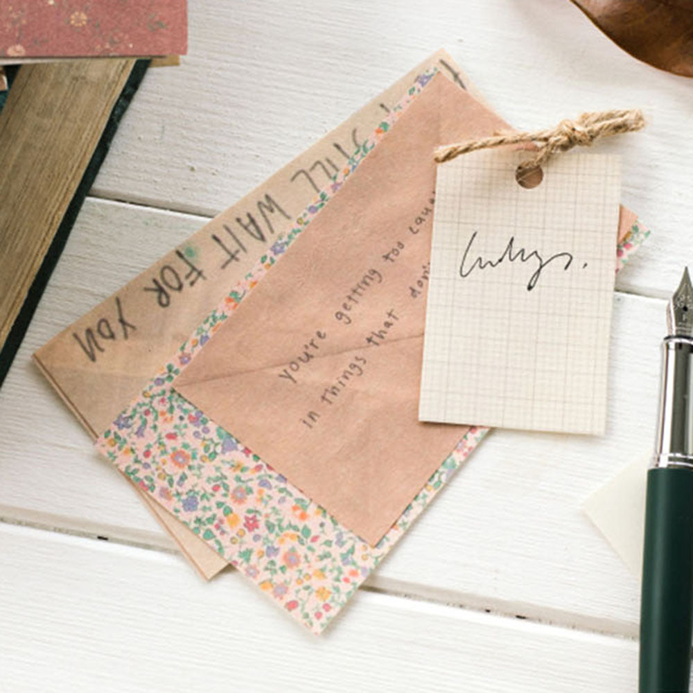 60pcs Vintage Scrapbook Paper DIY Journal Supplies