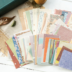 60pcs Vintage Scrapbook Paper DIY Journal Supplies