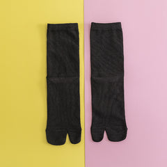 Crew Socks Solid Toe Socks Women's Stockings