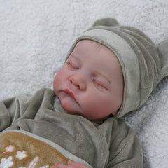 20" Levi Reborn Baby Doll - Realistic Full Vinyl Newborn Washable Doll