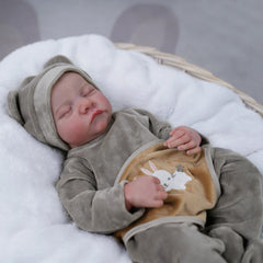 20" Levi Reborn Baby Doll - Realistic Full Vinyl Newborn Washable Doll
