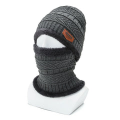 Men's Knitted Woolen Hat Winter Warm Baotou Hat