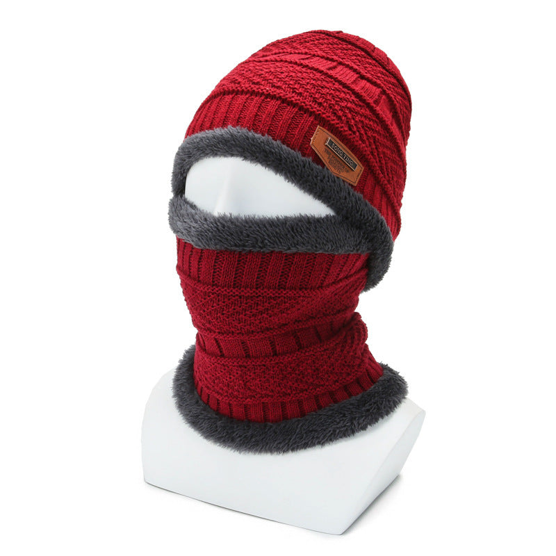 Men's Knitted Woolen Hat Winter Warm Baotou Hat