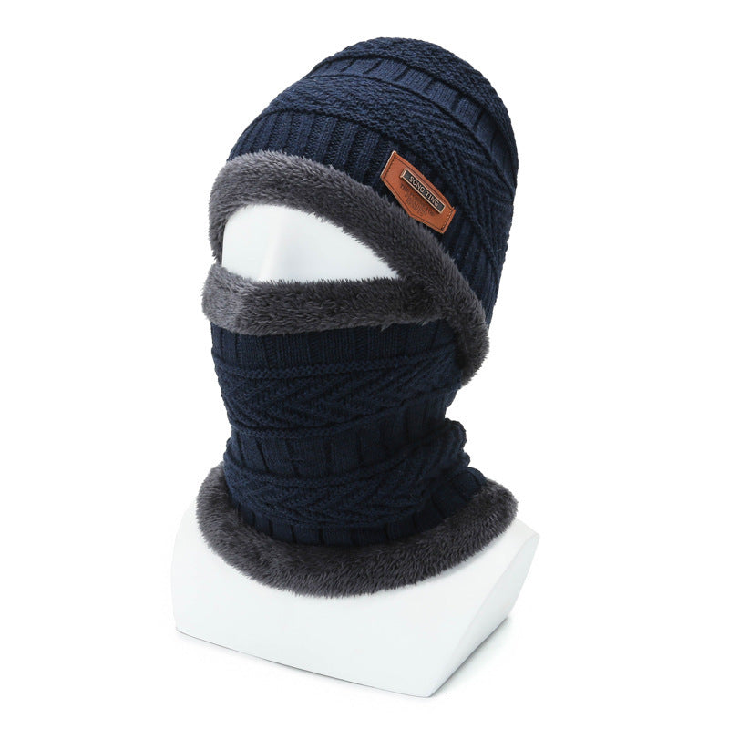 Men's Knitted Woolen Hat Winter Warm Baotou Hat
