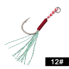 5pcs FTK Overturned Hook Fishing Spoon Hook Saltwater Fishing Jigging Spoon Hook