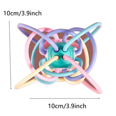 Fun Grasping Gums Wave Ball Hand Bell & Bite Catch Hole Toys