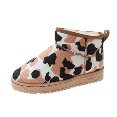 Plush Inner Snow Boots Flat Ankle Boots Women's Footwear
