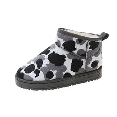Plush Inner Snow Boots Flat Ankle Boots Women's Footwear