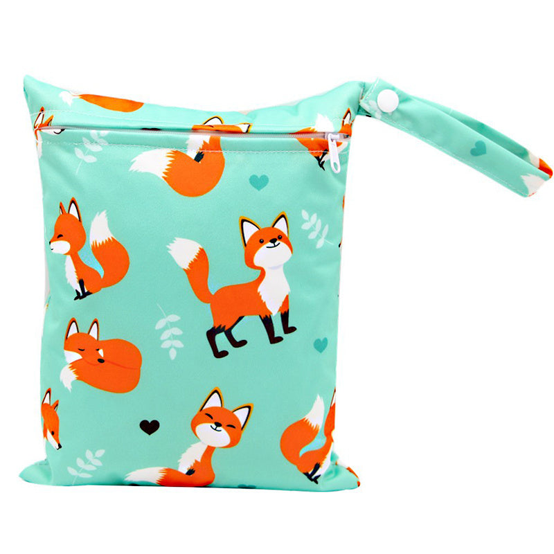 Washable Diaper & Sanitary Napkin Storage Bag - Durable & Organized