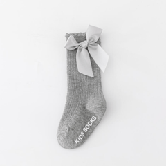 Baby Girls Bow Cotton Knee High Stockings