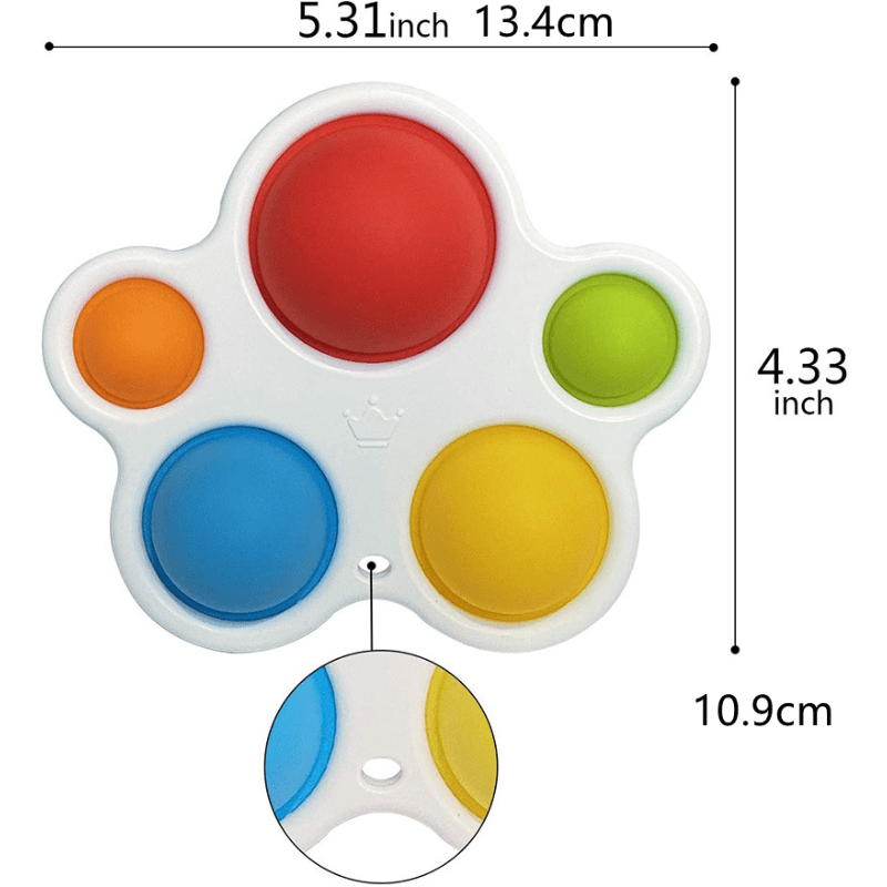 5 Finger Bubble Decompression Toy Gift for Kids