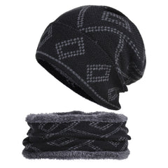 Men's Solid Thick Knitted Warm Hat