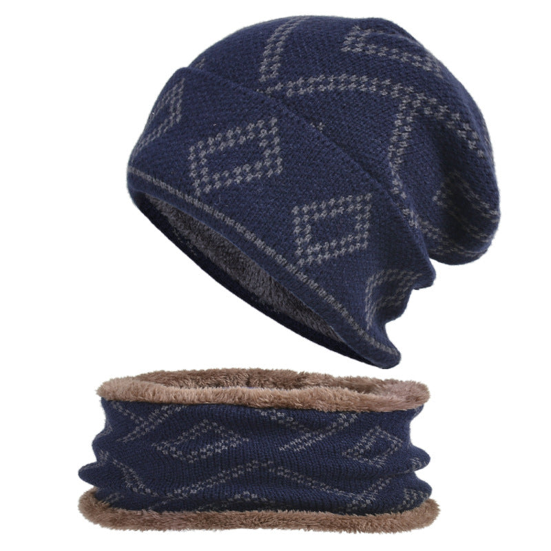 Men's Solid Thick Knitted Warm Hat