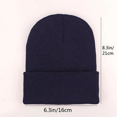 Warm Knit Beanie Hat for Winter