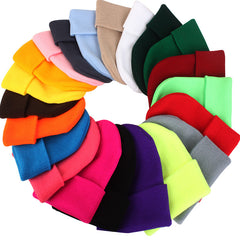 Warm Knit Beanie Hat for Winter
