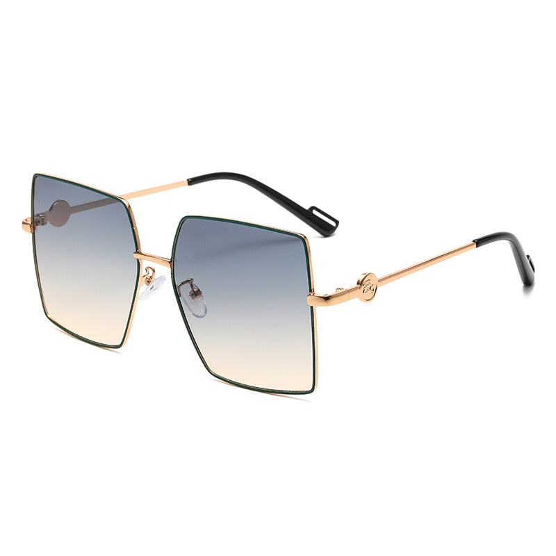 Square Frame Oversized Sunglasses Gradient Sunglasses For Women