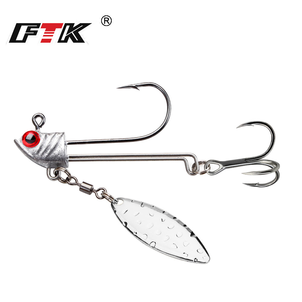 FTK Fishing Lures with Glitter Sequin for Saltwater and Freshwater Fishing
