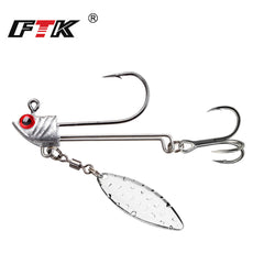 FTK Fishing Lures with Glitter Sequin for Saltwater and Freshwater Fishing