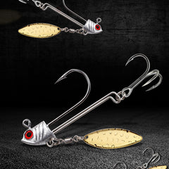 FTK Fishing Lures with Glitter Sequin for Saltwater and Freshwater Fishing