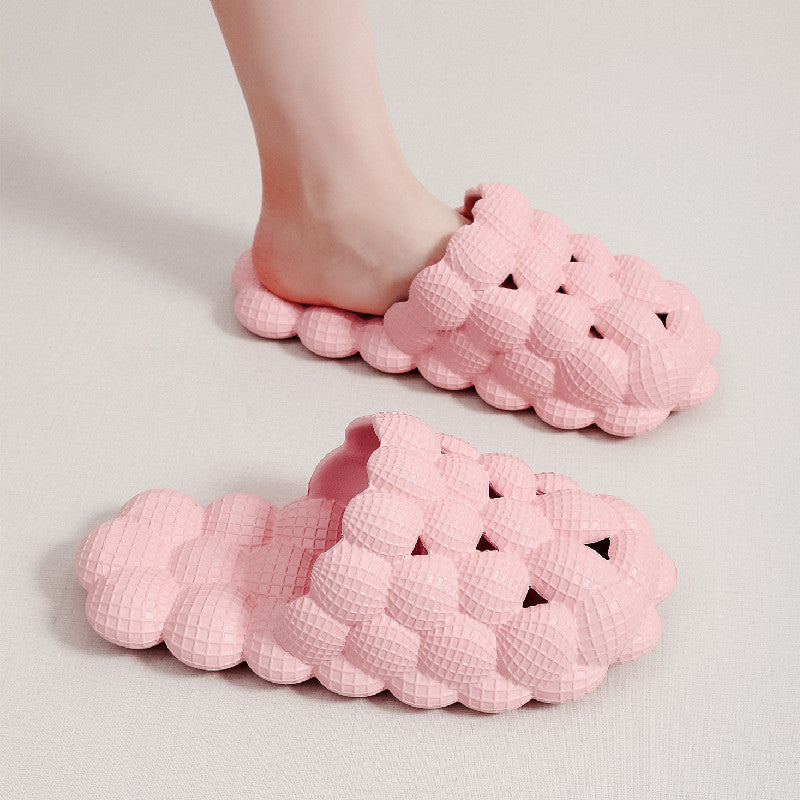 Kids Massage Bubble Slides Cushioned Spa Slippers