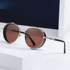 Steampunk Sunglasses Retro Mirror Lens UV400