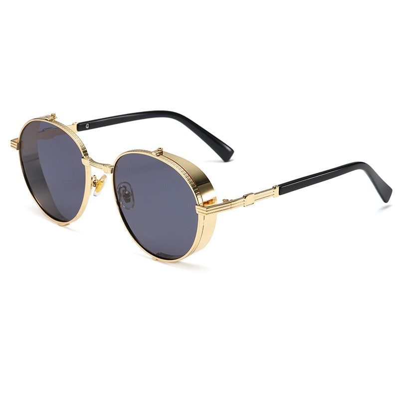 Steampunk Sunglasses Retro Mirror Lens UV400