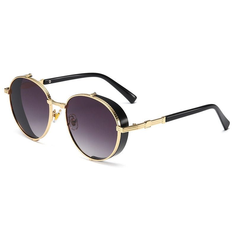 Steampunk Sunglasses Retro Mirror Lens UV400