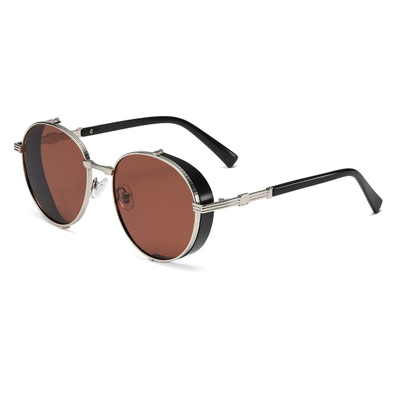 Steampunk Sunglasses Retro Mirror Lens UV400