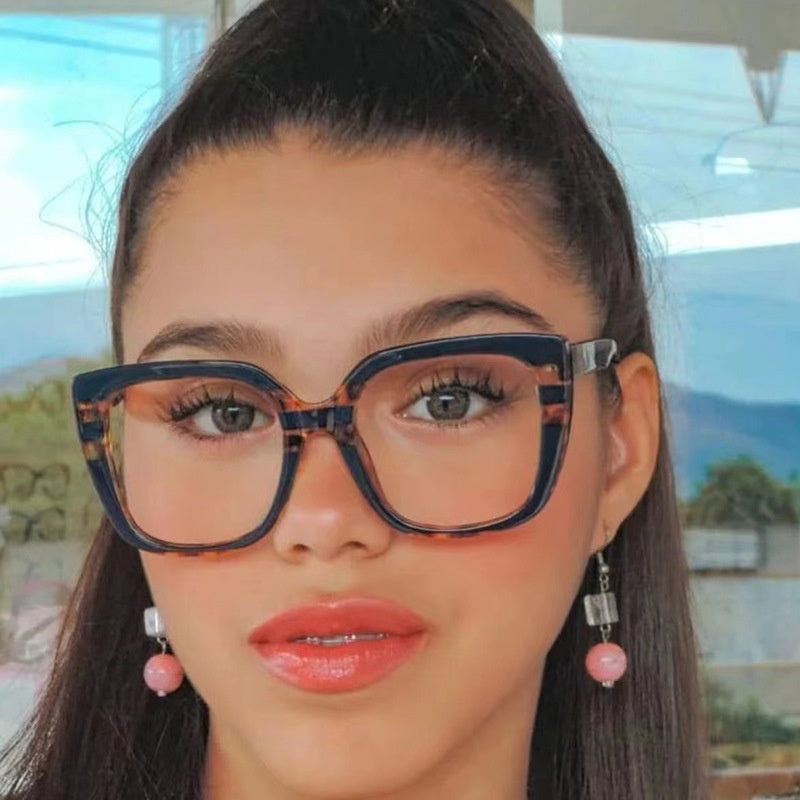 Vintage Square Cat Eye Sunglasses Gradient Sunshade Eyewear