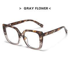 Vintage Square Cat Eye Sunglasses Gradient Sunshade Eyewear