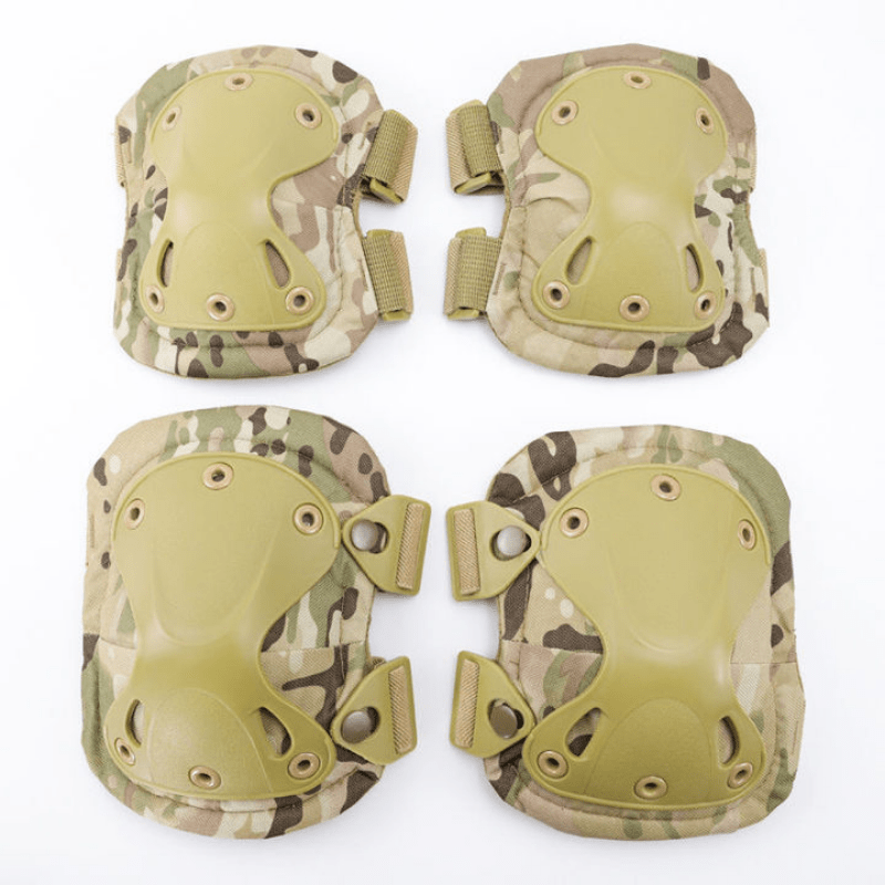 Tactical Knee & Elbow Pads: Combat Airsoft & Paintball Protection