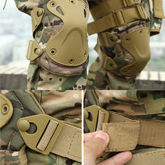 Tactical Knee & Elbow Pads: Combat Airsoft & Paintball Protection